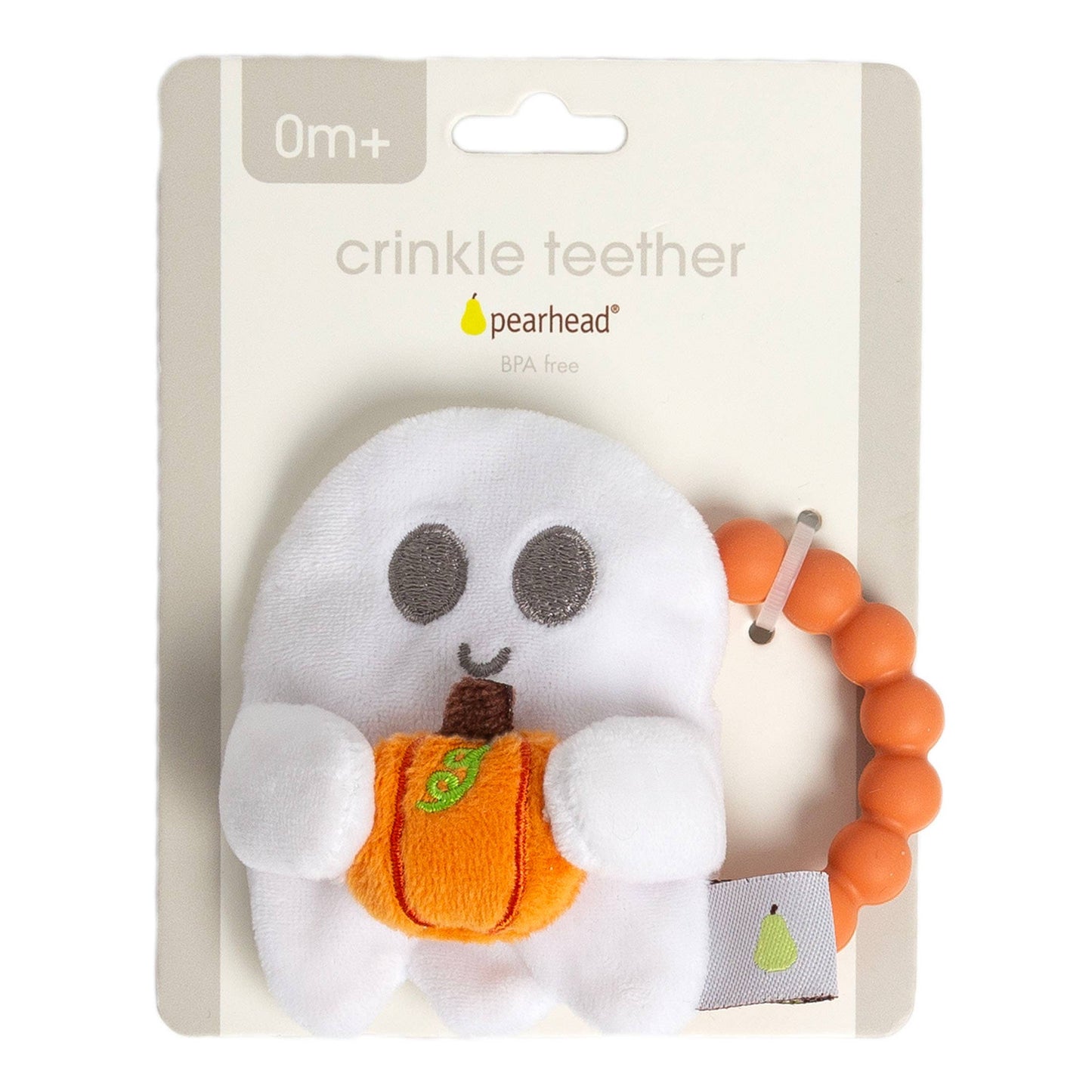 Ghost Crinkly Teether, Fall/ Halloween Baby Teether