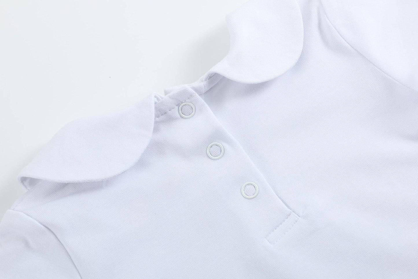 The Perfect Onesie - White Collar Unisex Bodysuit