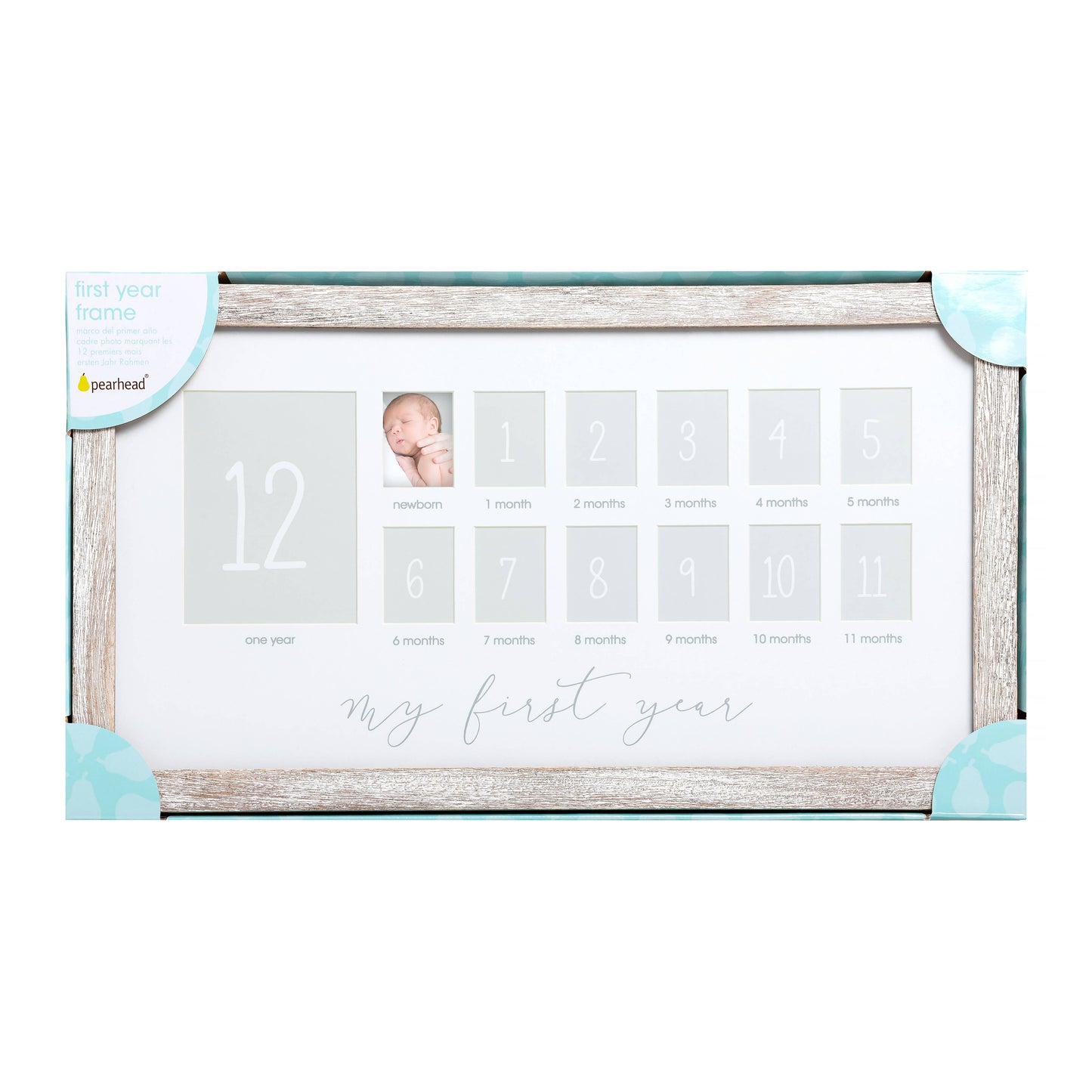 Rustic First Year Rectangle Frame