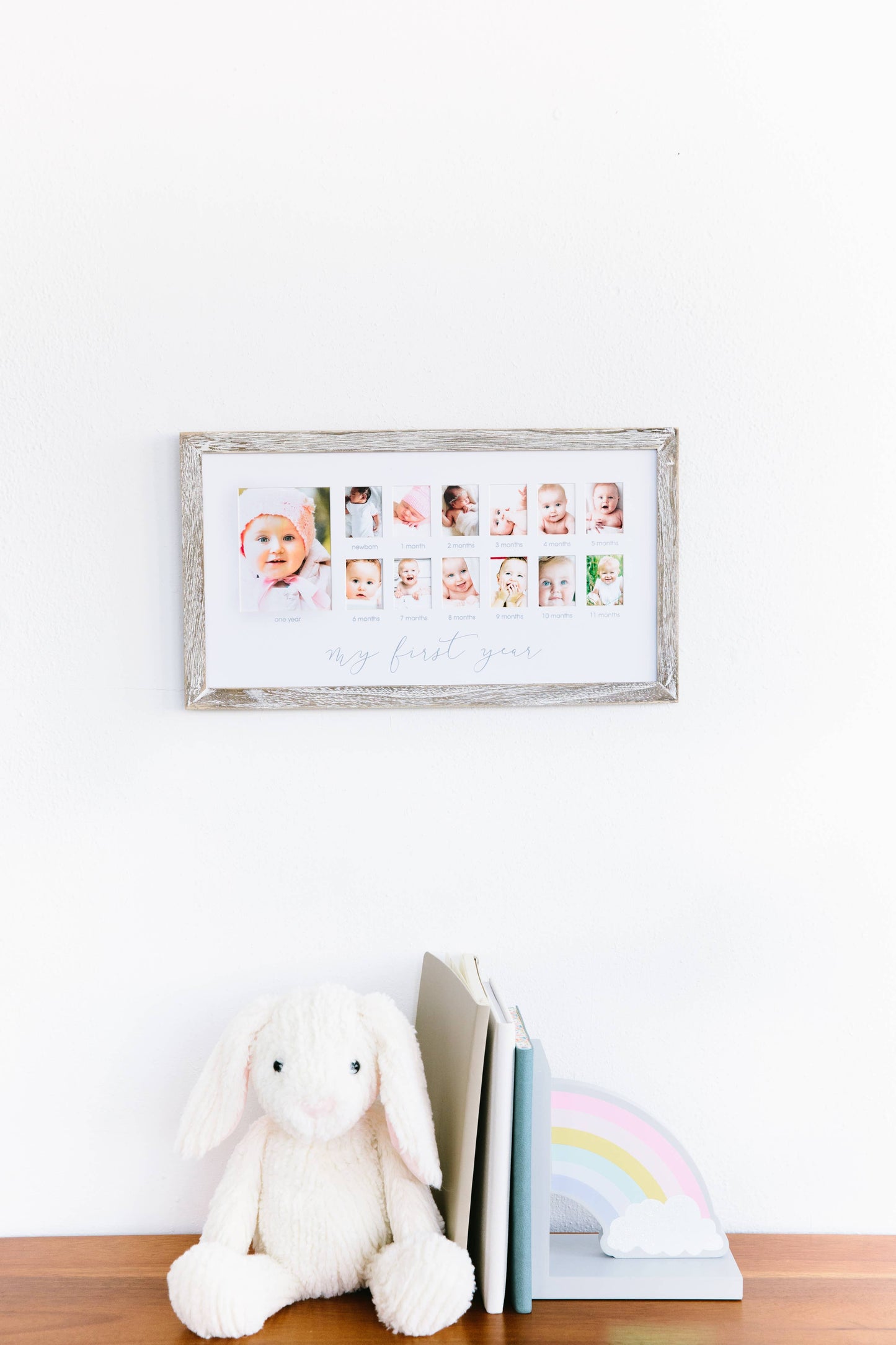 Rustic First Year Rectangle Frame