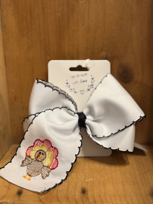 Turkey Embroidered Bow