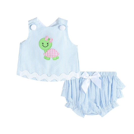 Turtle Swing Top & Bloomer Set